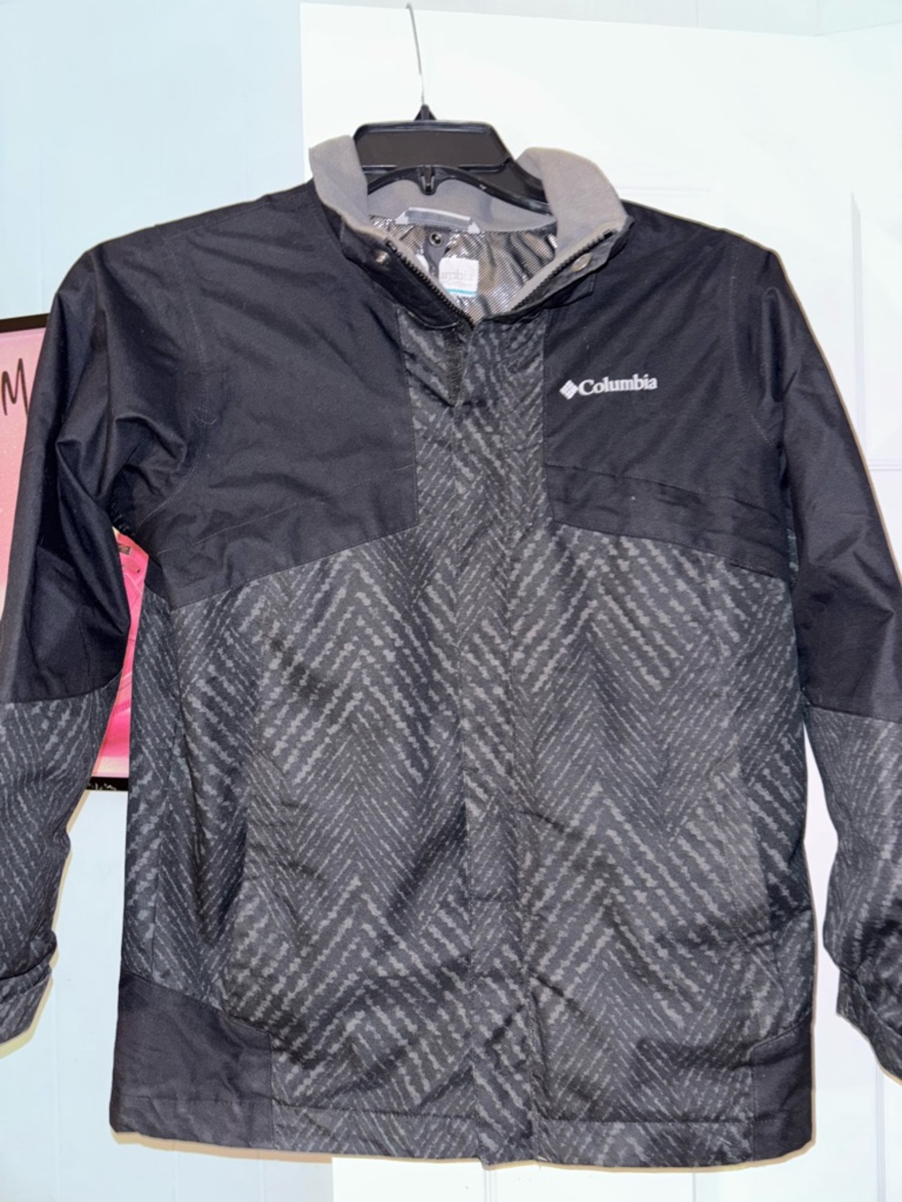 Columbia Gray and Black Interchange Jacket